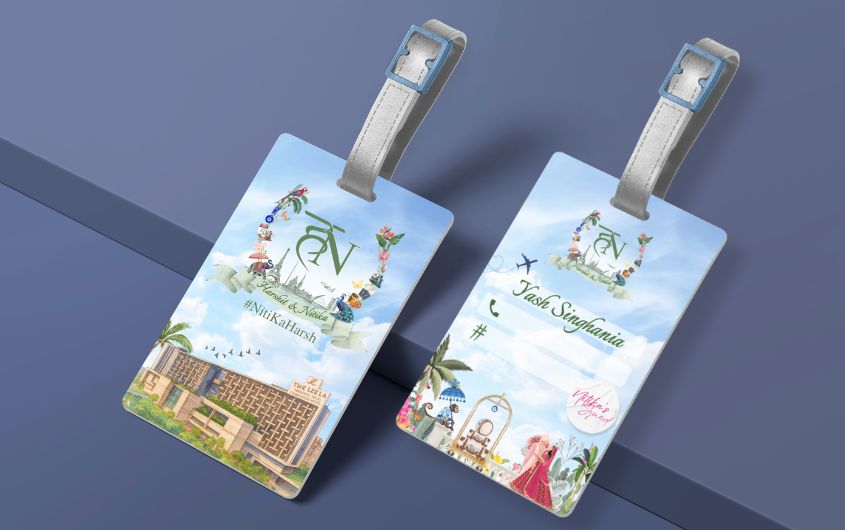 Wedding Luggage Tags